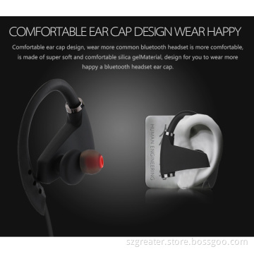 Bluetooth CVC6.0 noise cancelling headphones long talking time bluetooth headset with voice prompt